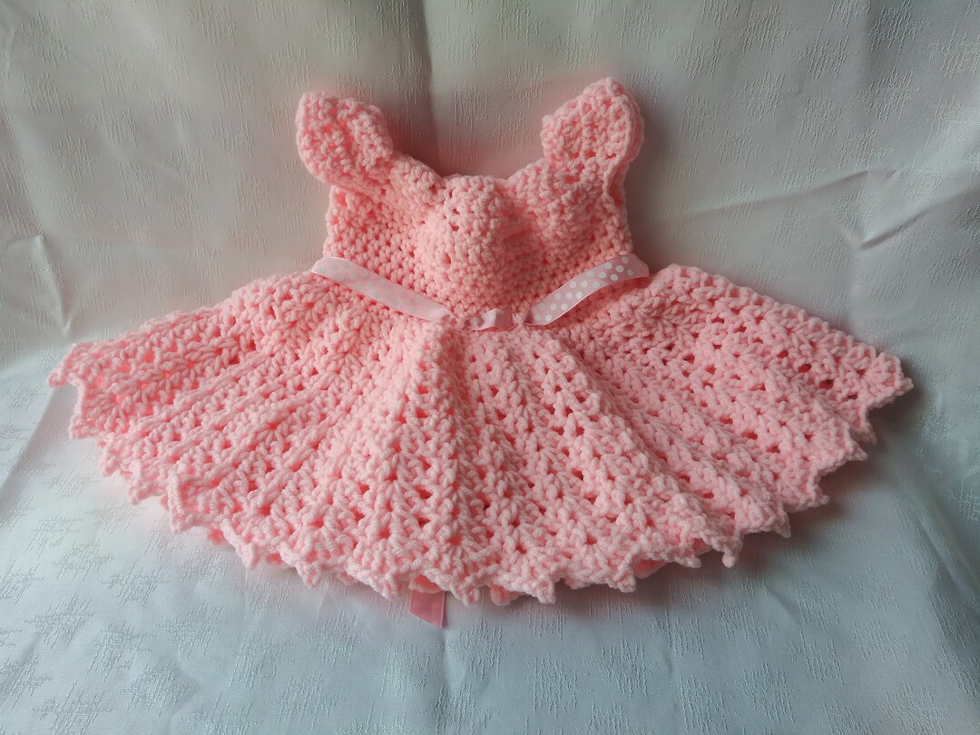 Crochet Baby girl dress 6 months | MakerPlace by Michaels Crochet Baby girl dress 6 months | MakerPlace by Michaels